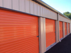 Drive-up storage units