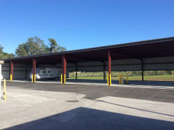 Covered parking area